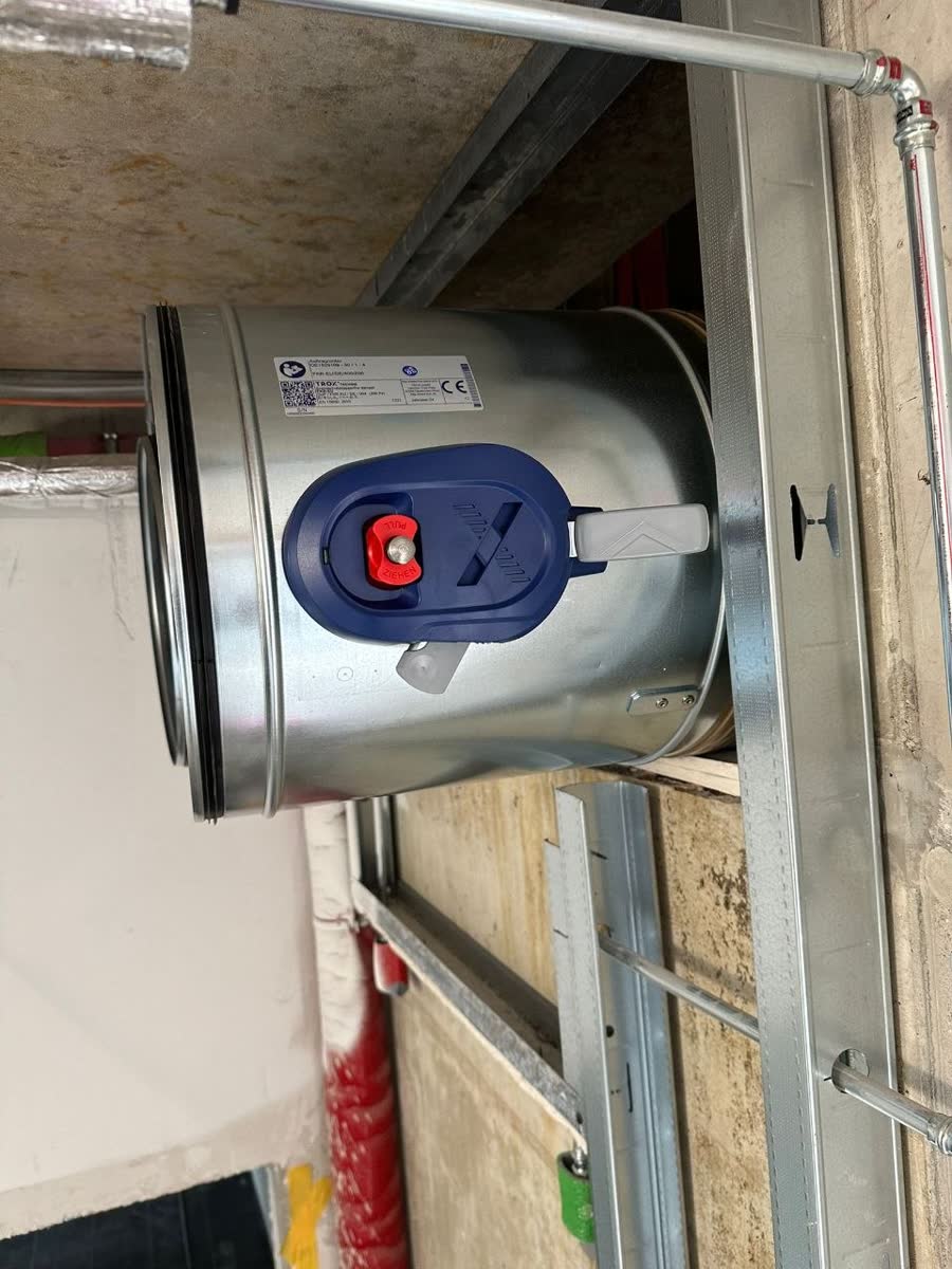 Intervention sur une installation de ventilation